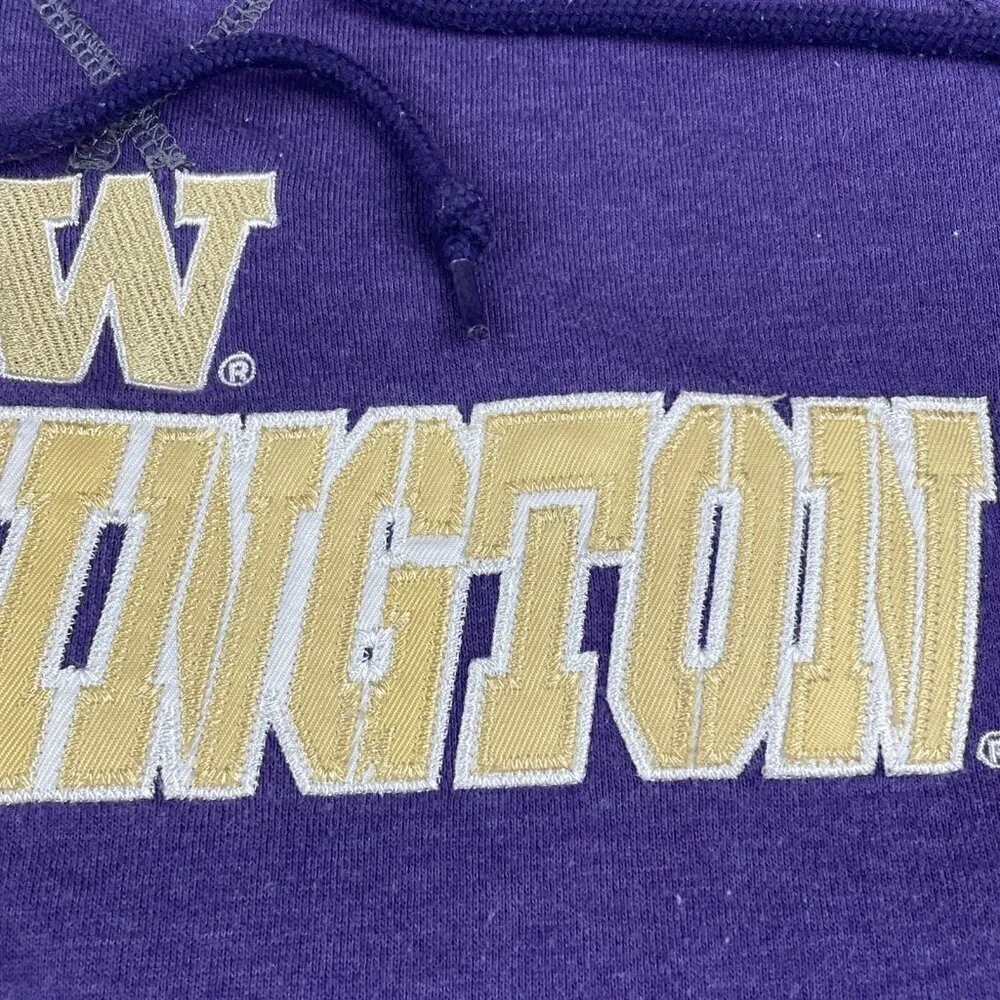 Washington Huskies Hoodie Men’s XL Purple Champion Pullover Sweatershirt Pocket
